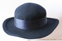 Ladies hat dark blue 55