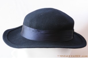Ladies hat dark blue 55