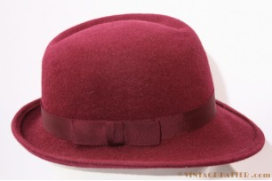 Dameshoed met golf bordeaux 56