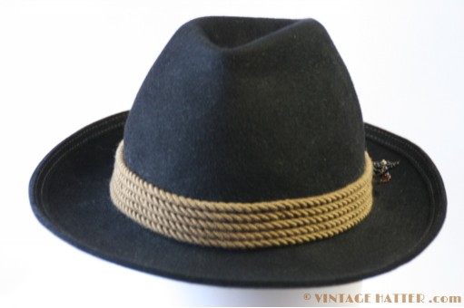 Tiroler hoed Ischler zwart 54 Tiroler hoed Ischler zwart 54