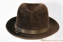 Fedora dark brown velvet 55 Fedora dark brown velvet 55