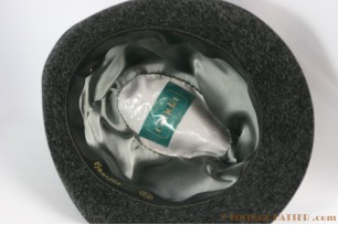 Gleufhoed Canda donker grijs haarvilt 54