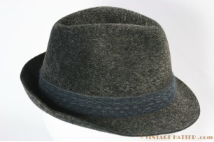 Gleufhoed Canda donker grijs haarvilt 54