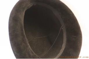 © VintageHatter.com | d-9017-56-13 Dameshoed zwart fluweel 56 Dameshoed zwart fluweel 56