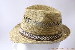 Trilby straw hat 58
