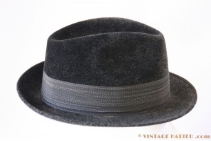 Fedora Aurum grey back fur felt 56