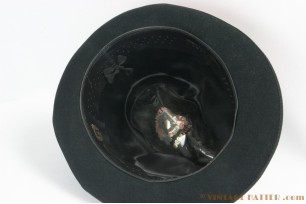 © VintageHatter.com | h-9017-56-30 Fedora Wegener black 56 Fedora Wegener black 56