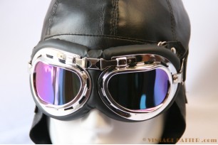 Motor of Vliegeniers bril (Goggles) Meerkleurig [nieuw]