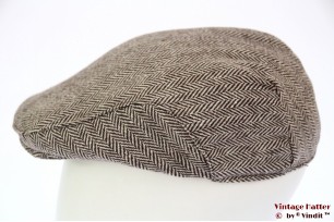 Flatcap Hawkins herringbone brown 60 [new]