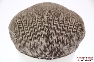Flatcap Hawkins herringbone brown 59 [new]