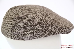 Flatcap Hawkins herringbone brown 60 [new]