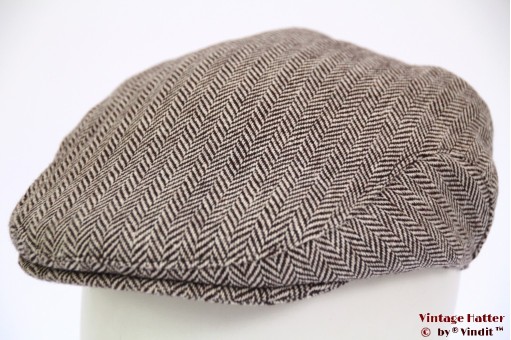Flatcap Hawkins herringbone brown 59 [new]