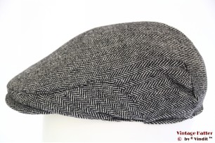 Flatcap Hawkins vissengraat grijs 58 [nieuw]