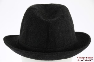 Fedora Canda dark grey fur felt 57