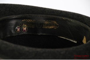 © VintageHatter.com | h-7021-55-3 Gleufhoed Wegener Atlantic donker grijs haarvilt 55 Gleufhoed Wegener Atlantic donker grijs haarvilt 55