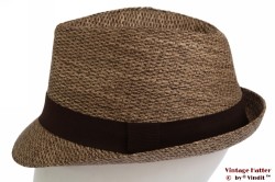 Trilby Hawkins rough straw look light brown 58 [new]