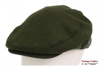 Platte pet Hawkins groen wol mix 59 [nieuw]