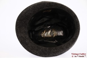 Fedora Lord dark grey fur felt 57