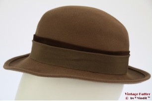 Dameshoed Hut Hanne beige bruin 55