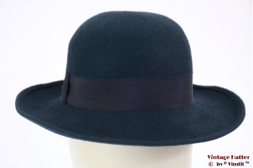Dameshoed blauw haarvilt 55