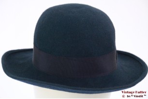 Dameshoed blauw haarvilt 55