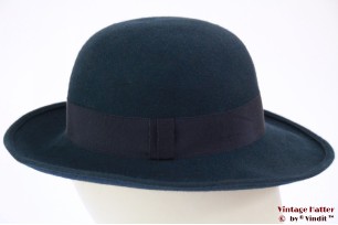 Dameshoed blauw haarvilt 55