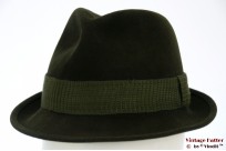 Jachthoed trilby Sämisch groen fluweel 55 Jachthoed trilby Sämisch groen fluweel 55