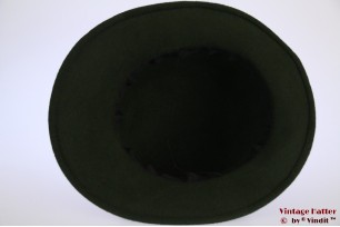 © VintageHatter.com | d-6007-54-1 Dameshoed groen haarvilt 54 Dameshoed groen haarvilt 54