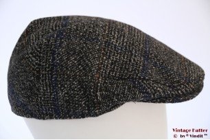 Platte pet Hawkins grijs & blauw tweed 60 [nieuw]