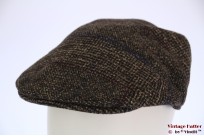 Flatcap Hawkins grey & brown tweed 58 [new]