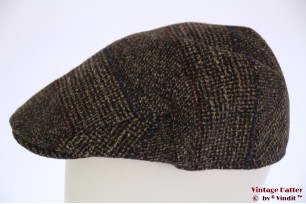 Platte pet Hawkins grijs & bruin tweed 58 [nieuw]