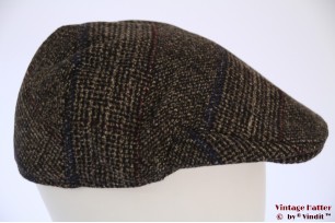 Platte pet Hawkins grijs & bruin tweed 58 [nieuw]