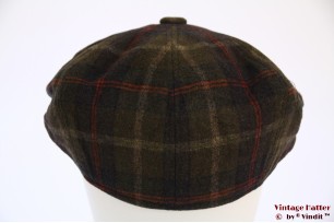 Paperboy cap Hawkins green plaid 58 [new]