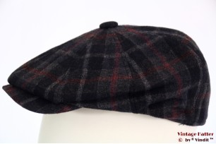 Paperboy cap Hawkins blue plaid 59 [new]