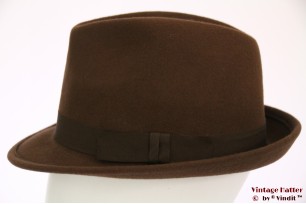 Gleufhoed bruin wolvilt 58 [nieuw]