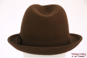 Gleufhoed bruin wolvilt 58 [nieuw]