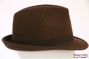 Gleufhoed bruin wolvilt 58 [nieuw]