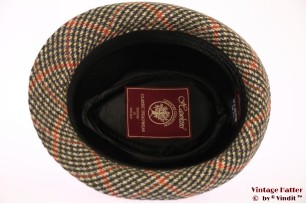 Trilby Hawkins tweed-style green orange 57 [new]