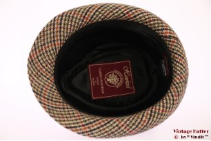 Trilby Hawkins tweed-style red brown 57 [new]