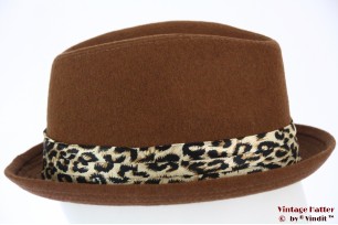 Dames trilby Hawkins bruin 57 [nieuw]