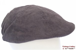 Platte pet Hawkins licht grijzig blauw ribfluweel 58 [nieuw]