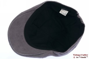 Platte pet Hawkins licht grijzig blauw ribfluweel 58 [nieuw]