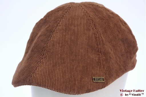 Flatcap Hawkins light brown corduroy 56 [new]