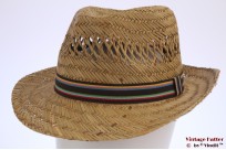 Fedora straw multi-color band 53-55 [new]
