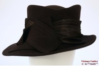 Ladies hat Seeberger dark brown 57 [new]