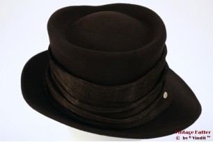 Ladies hat Seeberger dark brown 57 [new]