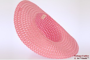 Dames zomer Floppyhoed licht roze 56