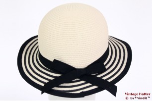 Ladies / Girls summerhat white and blue 52 (XXS)  [new]