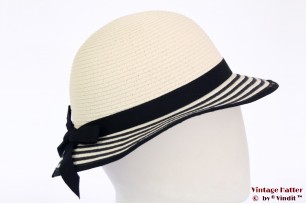 Ladies / Girls summerhat white and blue 52 (XXS)  [new]