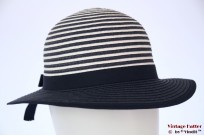 Ladies / Girls summerhat blue and white 56 [new]